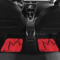 Custom Canada Curling Car Mats Go Maple Leaf Marble Style - Wonder Print Shop