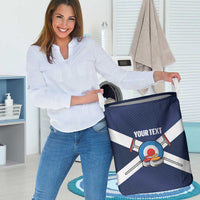 Personalized Scotland Curling Laundry Basket Go Scottish Flag Style - Wonder Print Shop