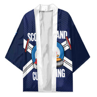 Personalized Scotland Curling Kimono Go Scottish Flag Style - Wonder Print Shop