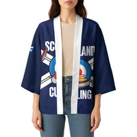 Personalized Scotland Curling Kimono Go Scottish Flag Style - Wonder Print Shop