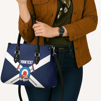 Personalized Scotland Curling Leather Bag Go Scottish Flag Style - Wonder Print Shop