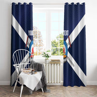 Personalized Scotland Curling Window Curtain Go Scottish Flag Style - Wonder Print Shop