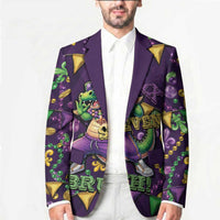 Six Seven Alligator Mardi Gras Blazer 67 Gen Alpha Slang Carnival Beads