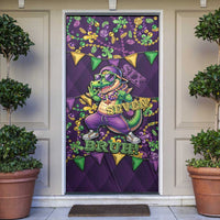 Six Seven Alligator Mardi Gras Door Cover 67 Gen Alpha Slang Carnival Beads