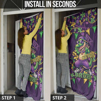 Six Seven Alligator Mardi Gras Door Cover 67 Gen Alpha Slang Carnival Beads