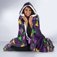 Six Seven Alligator Mardi Gras Hooded Blanket 67 Gen Alpha Slang Carnival Beads