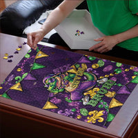 Six Seven Alligator Mardi Gras Puzzle 67 Gen Alpha Slang Carnival Beads