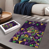 Six Seven Alligator Mardi Gras Puzzle 67 Gen Alpha Slang Carnival Beads