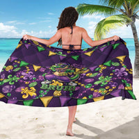 Six Seven Alligator Mardi Gras Sarong 67 Gen Alpha Slang Carnival Beads
