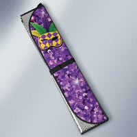 Voodoo Doll Mardi Gras Auto Sun Shade Throw Me Something Mister Glitter Effect