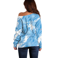 Uruguay 2026 Football Custom Off Shoulder Sweater Vamos La Celeste Sol de Mayo Style
