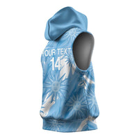 Uruguay 2026 Football Custom Sleeveless Hoodie Vamos La Celeste Sol de Mayo Style