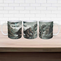 Bigfoot Loch Ness Monster UFO Believe Personalized Ceramic Mug World Cryptids Gothic Style