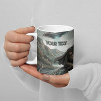Bigfoot Loch Ness Monster UFO Believe Personalized Ceramic Mug World Cryptids Gothic Style