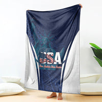 United States 2026 Soccer Blanket Go USA One Nation One Team