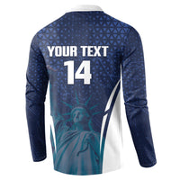 United States 2026 Soccer Custom Button Sweatshirt Go USA One Nation One Team