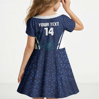 United States 2026 Soccer Custom Kid Short Sleeve Dress Go USA One Nation One Team