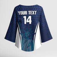 United States 2026 Soccer Custom Kimono Sleeve Blouse Go USA One Nation One Team