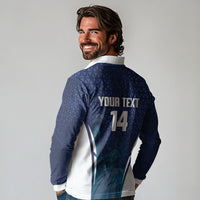 United States 2026 Soccer Custom Long Sleeve Polo Shirt Go USA One Nation One Team