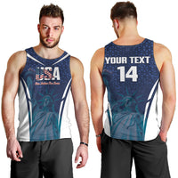 United States 2026 Soccer Custom Men Tank Top Go USA One Nation One Team
