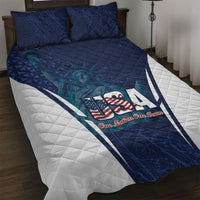 United States 2026 Soccer Quilt Bed Set Go USA One Nation One Team