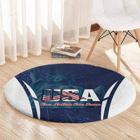 United States 2026 Soccer Round Carpet Go USA One Nation One Team