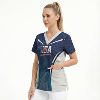 United States 2026 Soccer Custom Scrub Top Go USA One Nation One Team