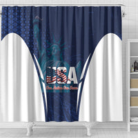 United States 2026 Soccer Shower Curtain Go USA One Nation One Team