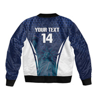 United States 2026 Soccer Custom Sleeve Zip Bomber Jacket Go USA One Nation One Team