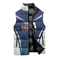 United States 2026 Soccer Custom Sleeveless Puffer Jacket Go USA One Nation One Team