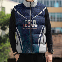 United States 2026 Soccer Custom Sleeveless Puffer Jacket Go USA One Nation One Team