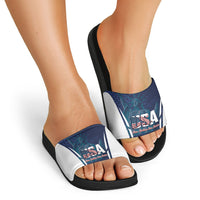 United States 2026 Soccer Slide Sandals Go USA One Nation One Team