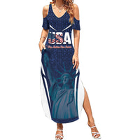 United States 2026 Soccer Custom Summer Maxi Dress Go USA One Nation One Team