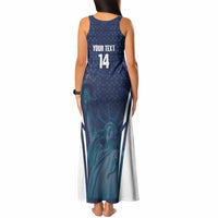 United States 2026 Soccer Custom Tank Maxi Dress Go USA One Nation One Team