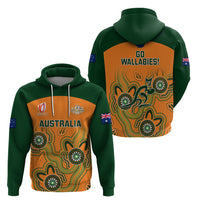 Australia Rugby Hoodie 2023 Go Wallabies Aboriginal World Cup - Wonder Print Shop