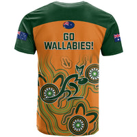 Australia Rugby T Shirt 2023 Go Wallabies Aboriginal World Cup - Wonder Print Shop