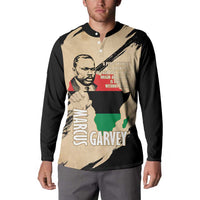 Marcus Garvey Day Button Sweatshirt UNIA Flag Mix African Map - Wonder Print Shop