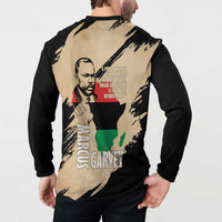 Marcus Garvey Day Button Sweatshirt UNIA Flag Mix African Map - Wonder Print Shop