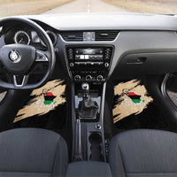 Marcus Garvey Day Car Mats UNIA Flag Mix African Map - Wonder Print Shop