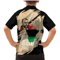 Marcus Garvey Day Family Matching Mermaid Dress and Hawaiian Shirt UNIA Flag Mix African Map - Wonder Print Shop