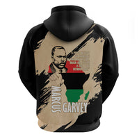 Marcus Garvey Day Hoodie UNIA Flag Mix African Map - Wonder Print Shop