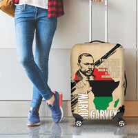 Marcus Garvey Day Luggage Cover UNIA Flag Mix African Map - Wonder Print Shop