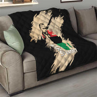 Marcus Garvey Day Quilt UNIA Flag Mix African Map - Wonder Print Shop