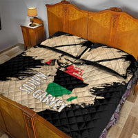 Marcus Garvey Day Quilt Bed Set UNIA Flag Mix African Map - Wonder Print Shop