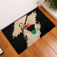 Marcus Garvey Day Rubber Doormat UNIA Flag Mix African Map - Wonder Print Shop
