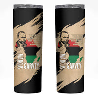 Marcus Garvey Day Skinny Tumbler UNIA Flag Mix African Map - Wonder Print Shop