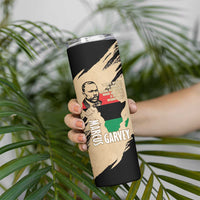 Marcus Garvey Day Skinny Tumbler UNIA Flag Mix African Map - Wonder Print Shop