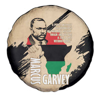 Marcus Garvey Day Spare Tire Cover UNIA Flag Mix African Map - Wonder Print Shop