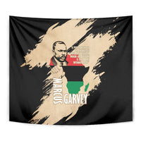 Marcus Garvey Day Tapestry UNIA Flag Mix African Map - Wonder Print Shop