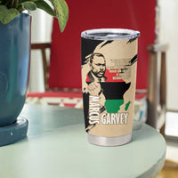 Marcus Garvey Day Tumbler Cup UNIA Flag Mix African Map - Wonder Print Shop